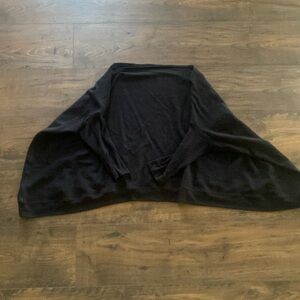 Beyond Yoga cropped poncho sweatshirt